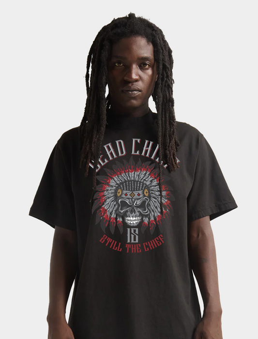 Dead Chief is Still the Chief - Punk Aesthetic T-Shirt