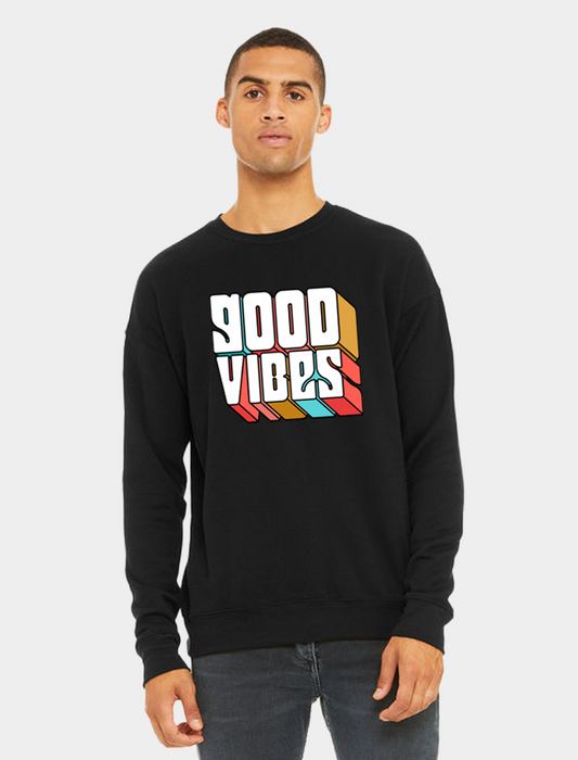 Good Vibes - Typography Sweetshirt