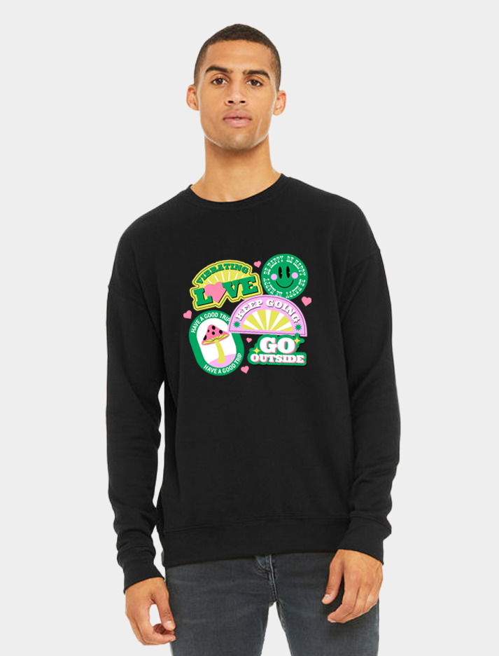 Vibrating Love - Maximalism Sweatshirt