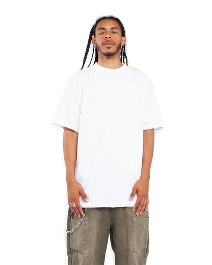 Solid Color Oversized Tee - White