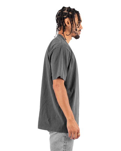 Solid Color Oversized Tee - Shadow